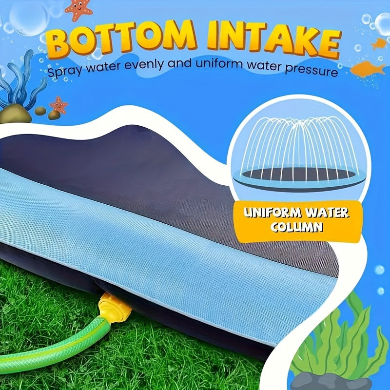 Pet water spray mat, pet beach toy, yard toy