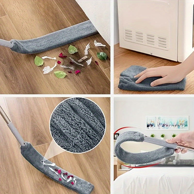 Set 4-în-1 Cuștor de Praf din Microfibră Ultra-Fină cu Tijă Extensibilă