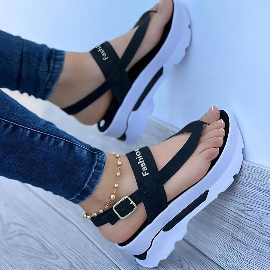 Women’s Summer Flat Sandals - Open Toe, Non-Slip Sole