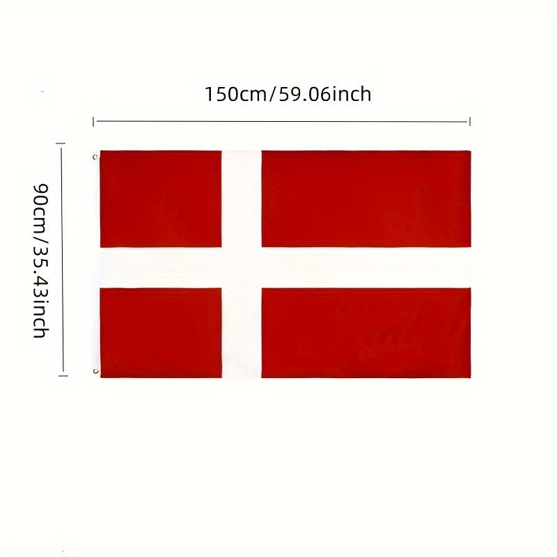 Denmark Flag, Large 3' X 5'