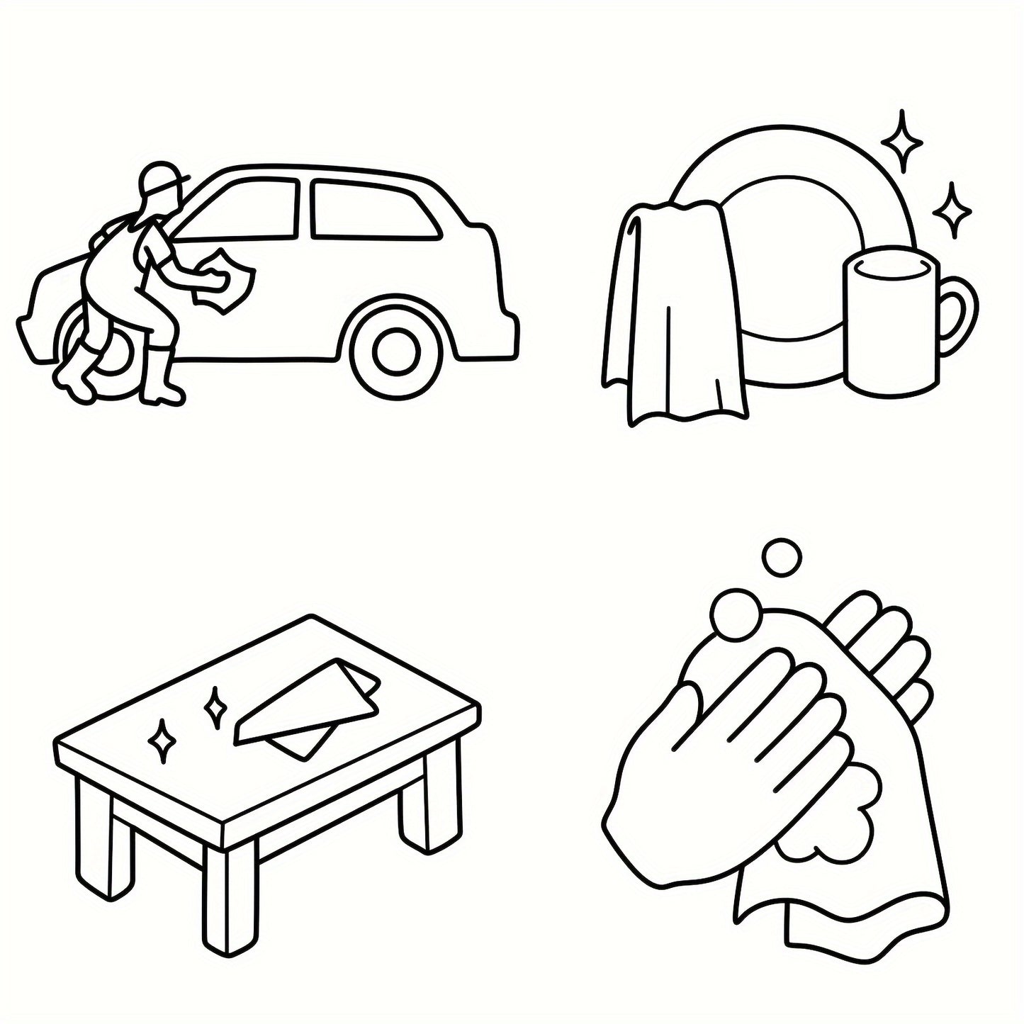 Set 2 Prosoape de Bucătărie pentru Iubitorii de Cafea
