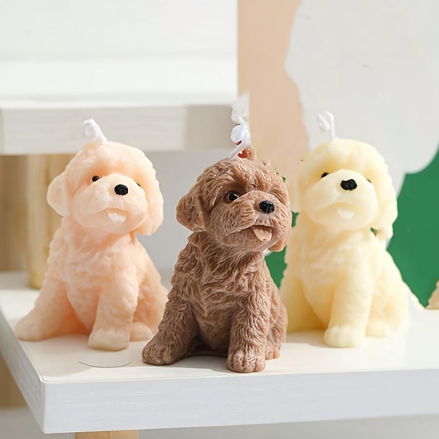 1pc Adorable Puppy Scented Soy Wax Candle