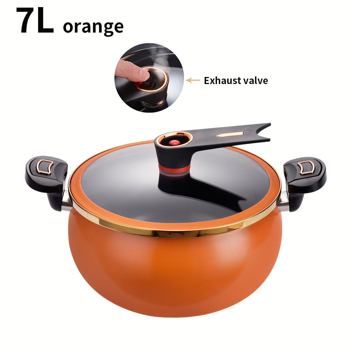 1pc Fat and Chubby Multifunctional Soup Pot for Home Use