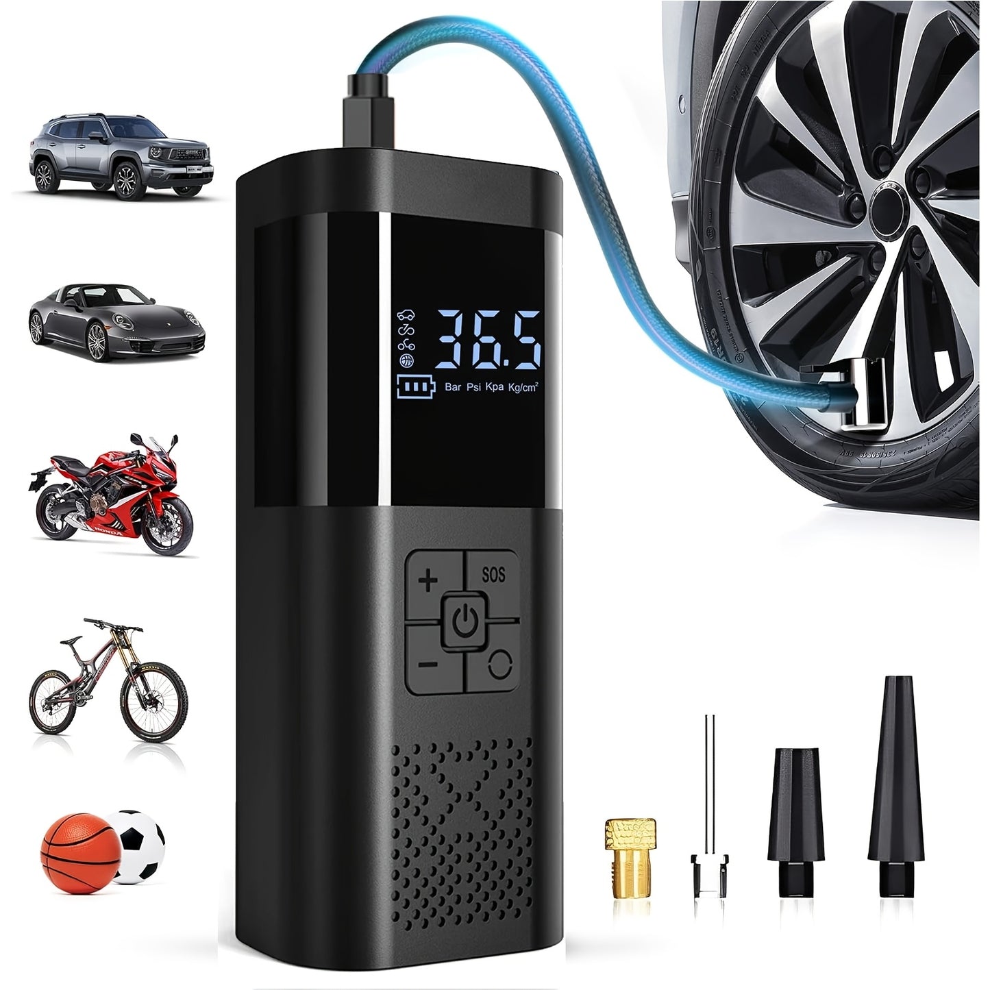Portable Air Compressor Tire Inflator