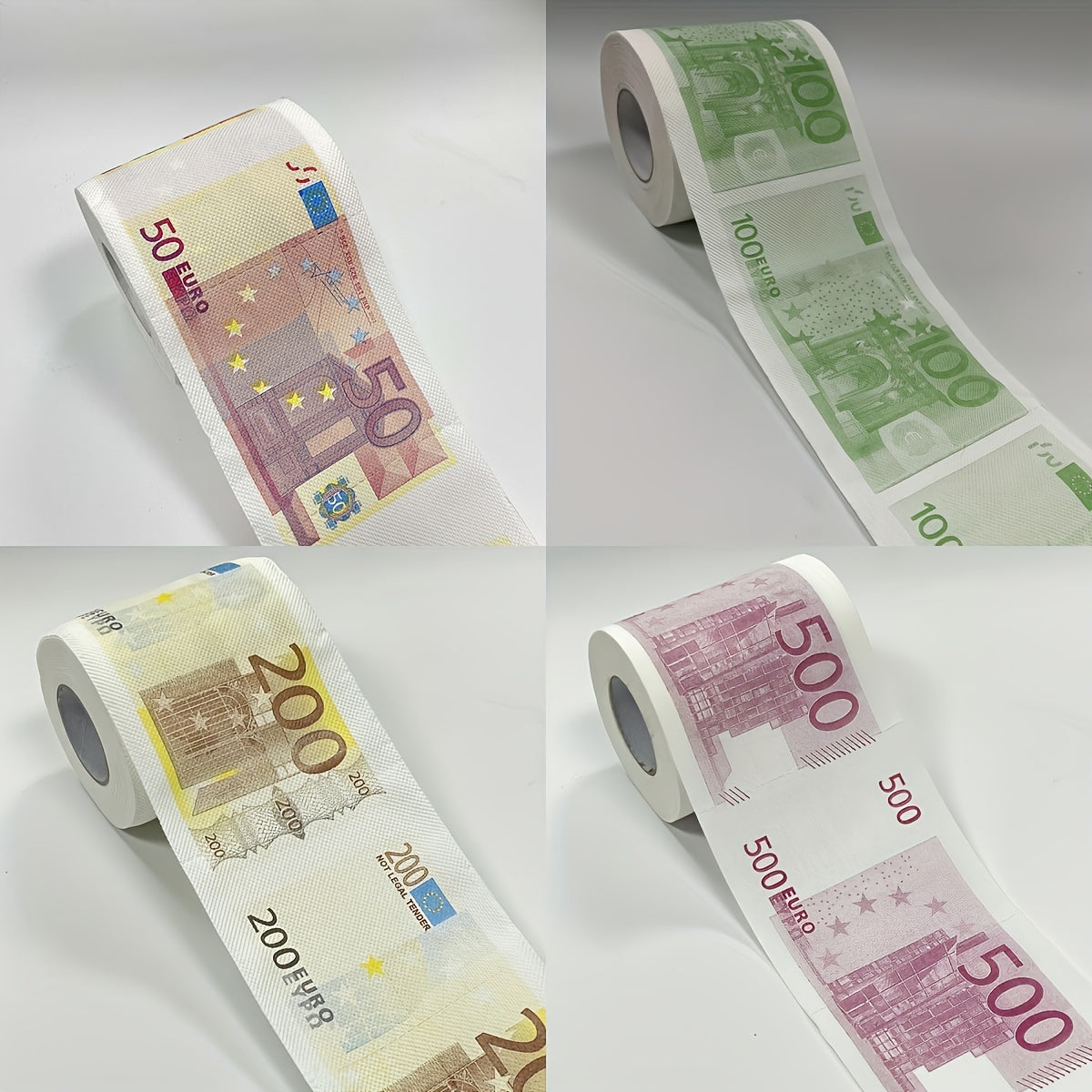 1pc Novelty Currency Print Toilet Paper Roll