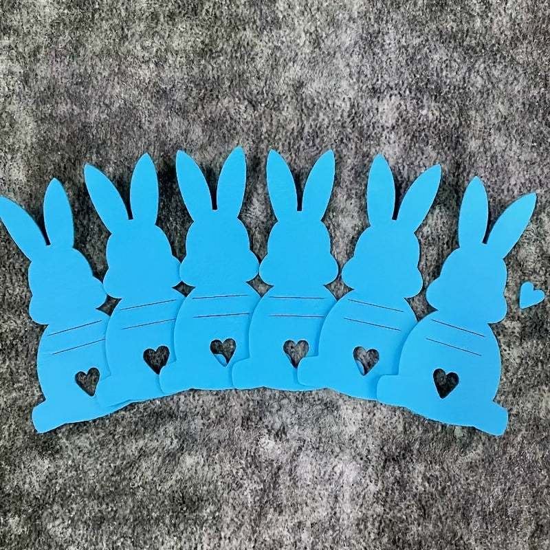 6pcs Easter Bunny Money Clip Gift, Classic Easter Creative Money Clip Card, Felt Easter Bunny Money Clip Cash Gift, for Holiday Piñata Decoration, Easter Basket Decoration