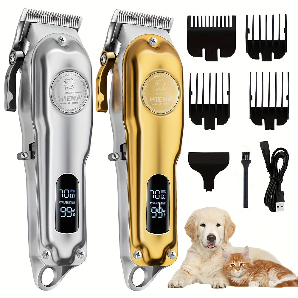 Rechargeable Low-Noise Cordless Dog Clippers for Grooming