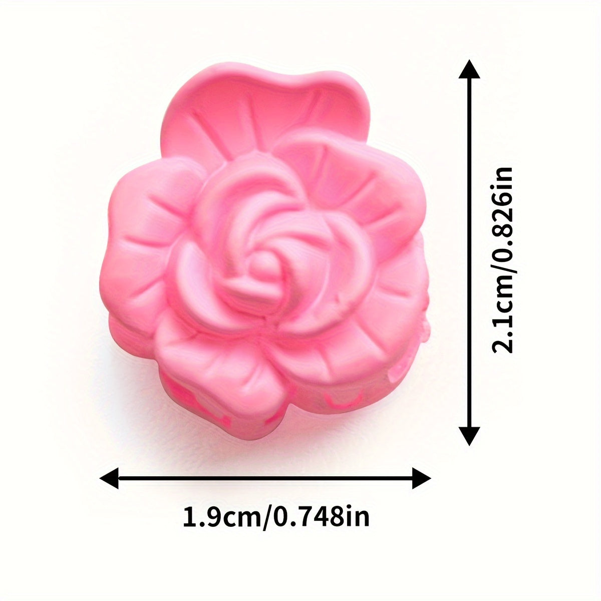 6-Pack Peony Flower Pet Hair Clips