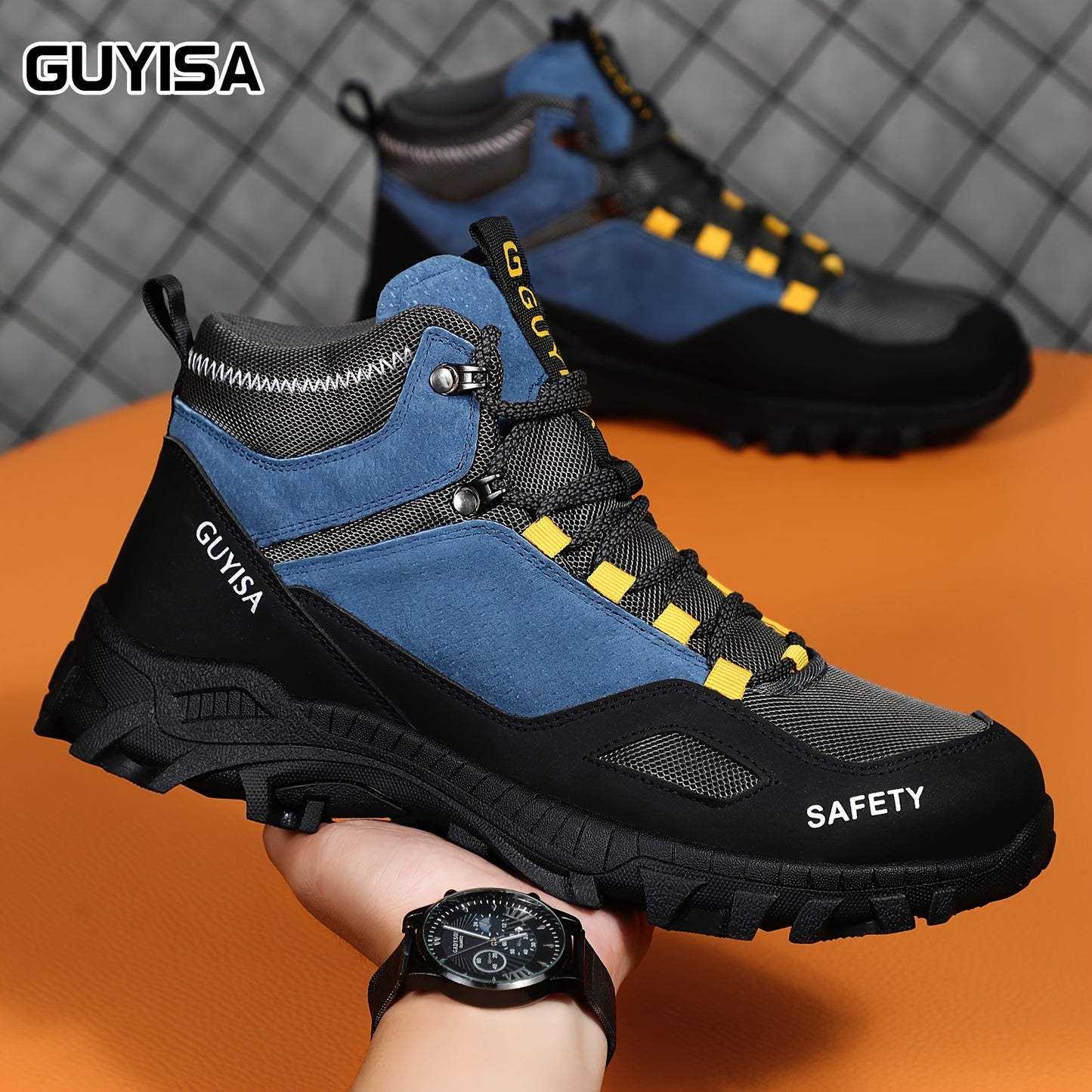 Men's High Top Safety Work Shoes