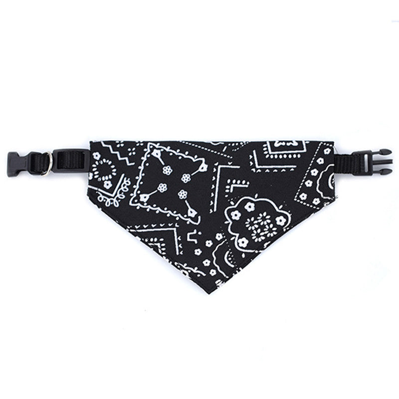 Stylish Printed Dog Bandanas With Buckle