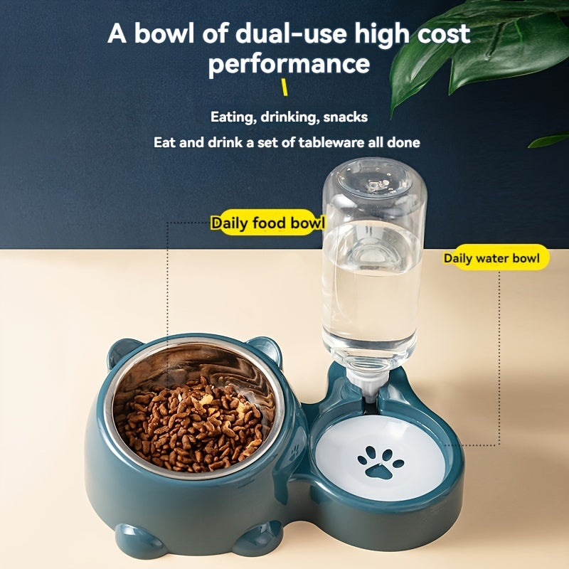 Cat Bowl with Slanted Mouth, Dog Bowl