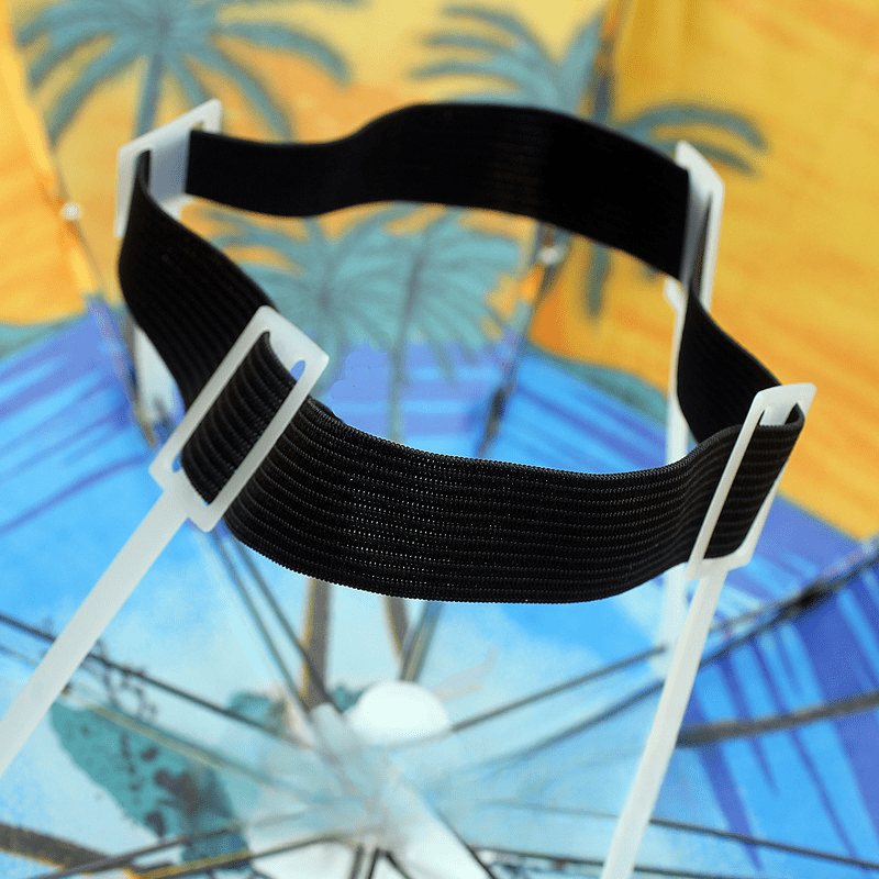 Outdoor Sunshade Waterproof Camping Fishing Headwear Umbrella