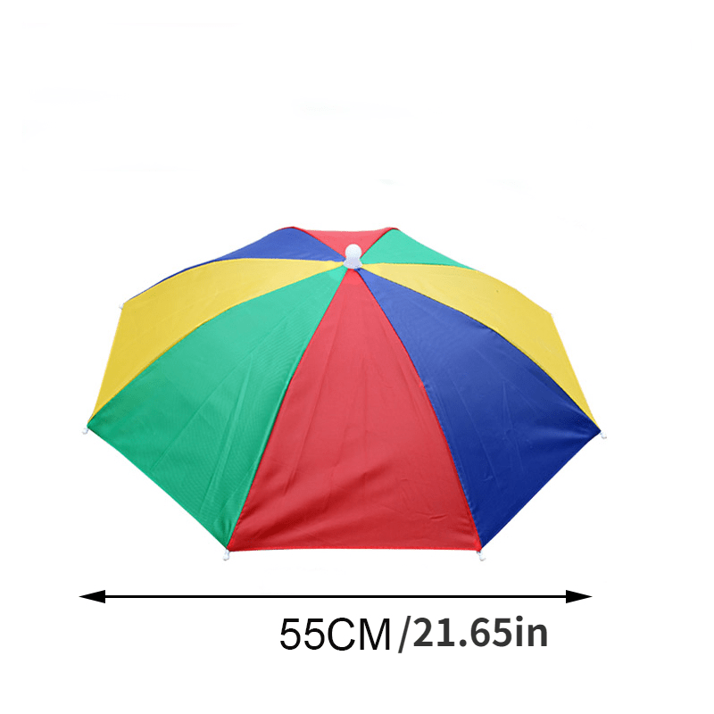 Outdoor Sunshade Waterproof Camping Fishing Headwear Umbrella