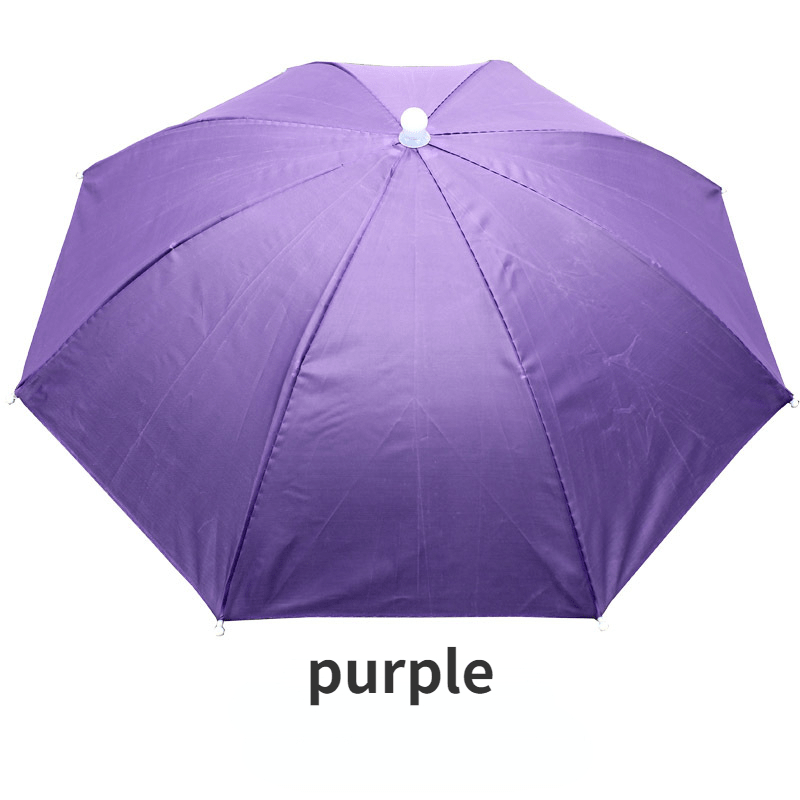 Outdoor Sunshade Waterproof Camping Fishing Headwear Umbrella