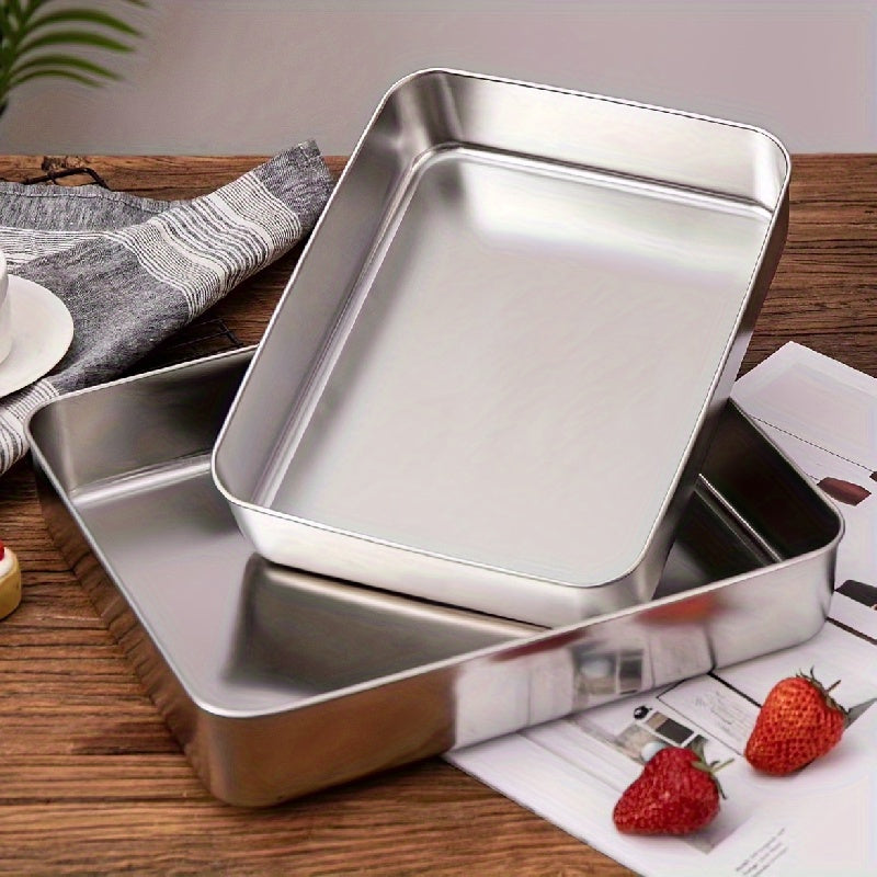Tavă Adâncă din Inox pentru Copt