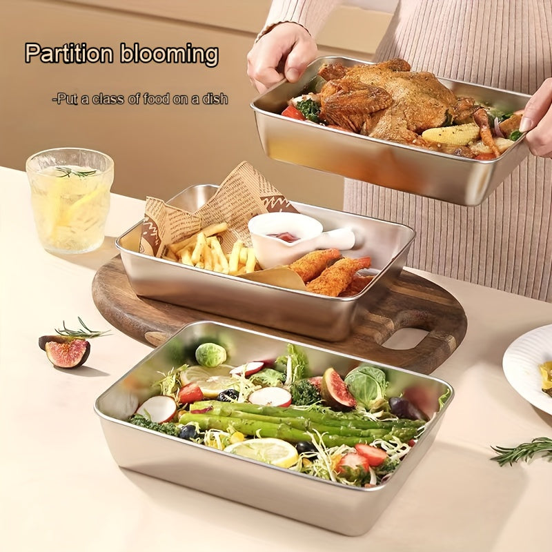 Tavă Adâncă din Inox pentru Copt
