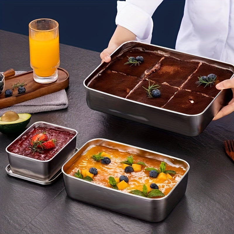Tavă Adâncă din Inox pentru Copt