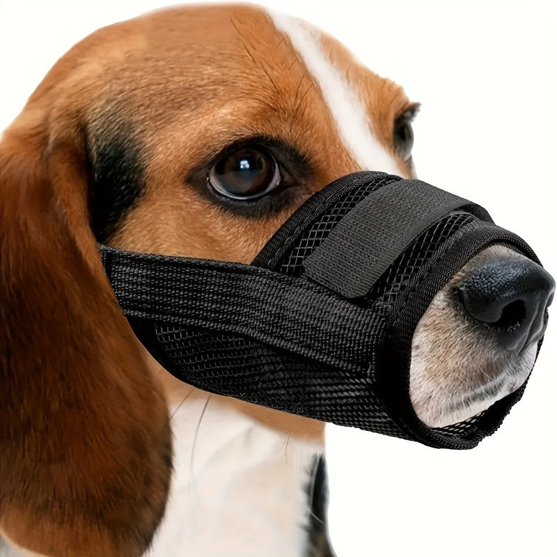 Adjustable Dog Muzzle - Breathable Polyester