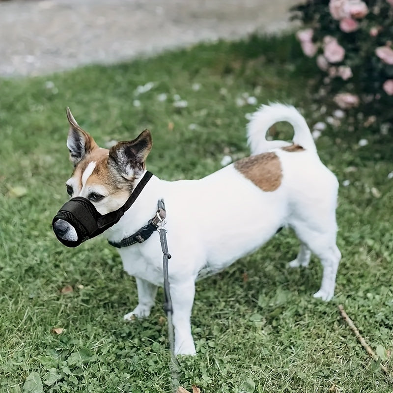 Adjustable Dog Muzzle - Breathable Polyester