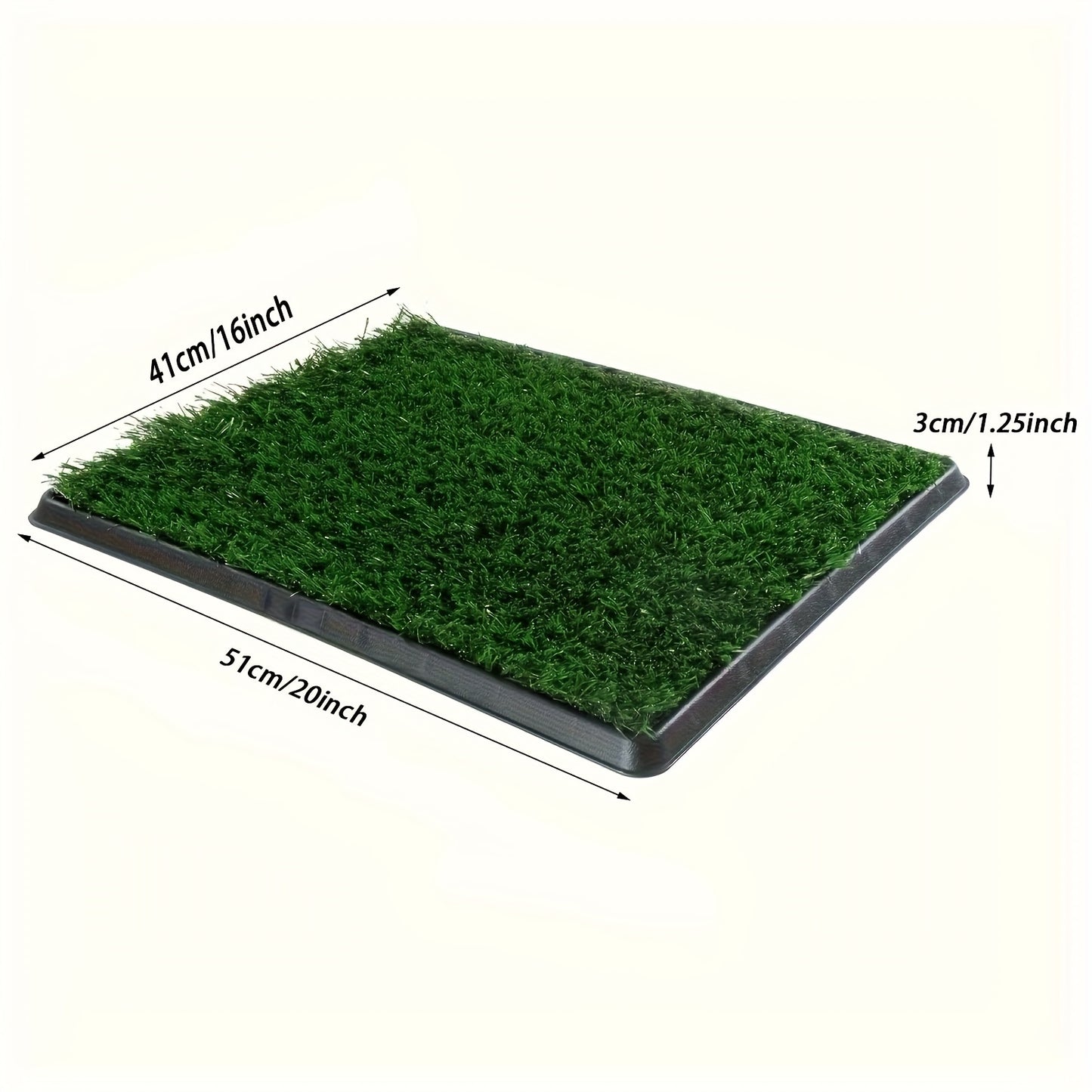 "Leak-Proof" Washable Dog Potty Tray with 3-Layer System