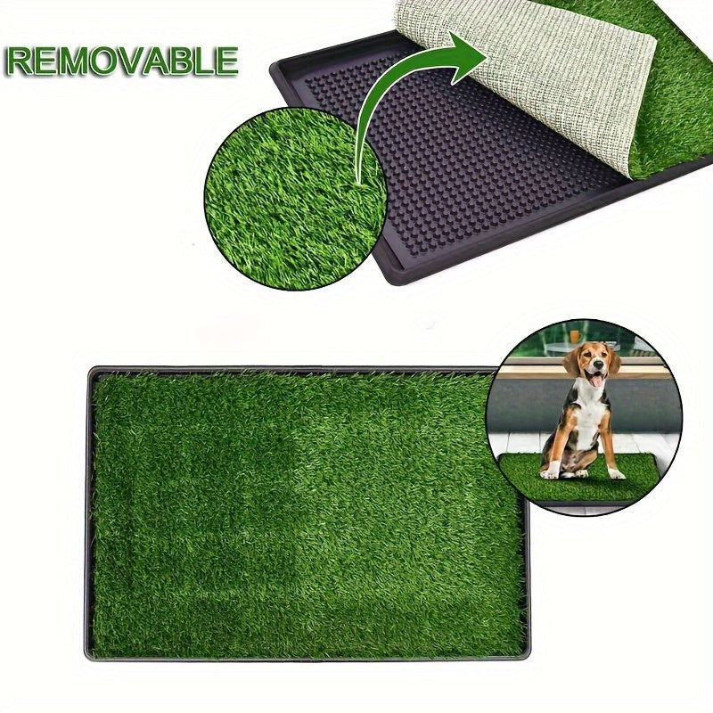 "Leak-Proof" Washable Dog Potty Tray with 3-Layer System