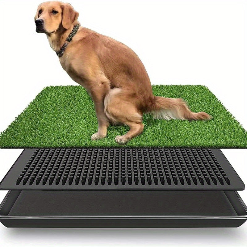 "Leak-Proof" Washable Dog Potty Tray with 3-Layer System