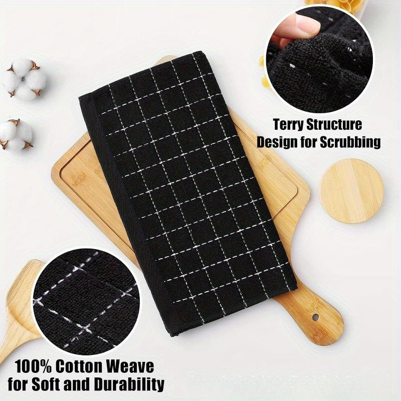 Set 6 Prosoape de Bucătărie din Bumbac Waffle Weave