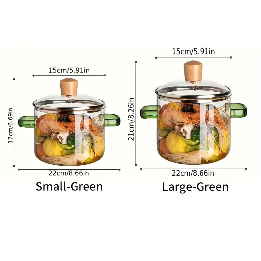 Set 2 oale din sticlă borosilicată