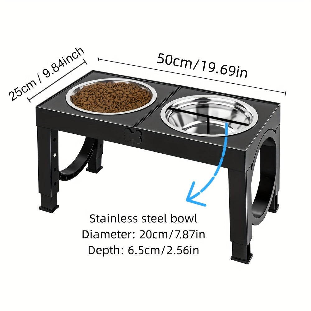 1 Set Elevated Dog Bowls