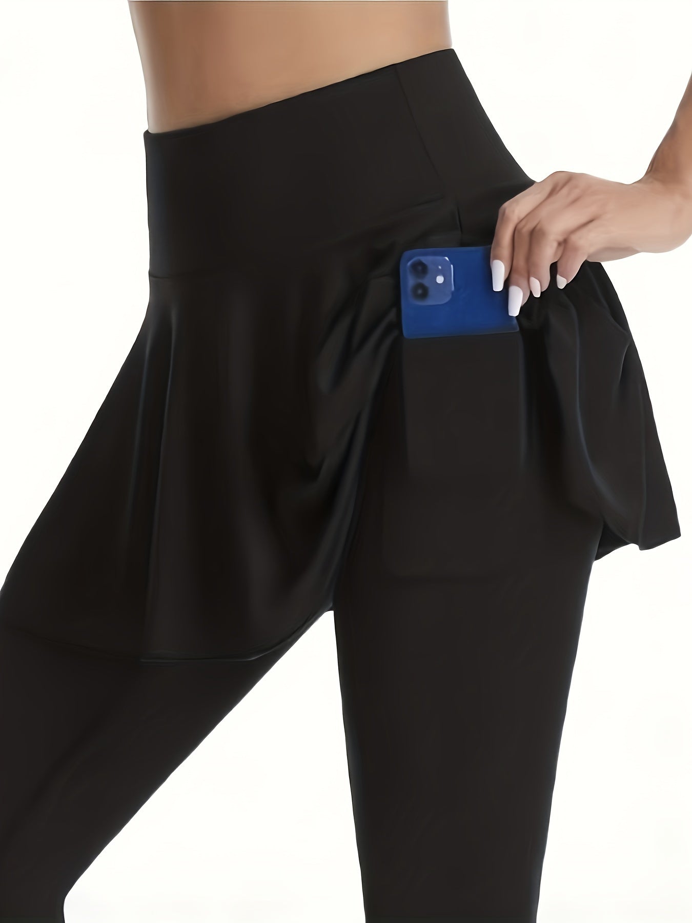 3pcs High-Waist Skort Leggings for Women