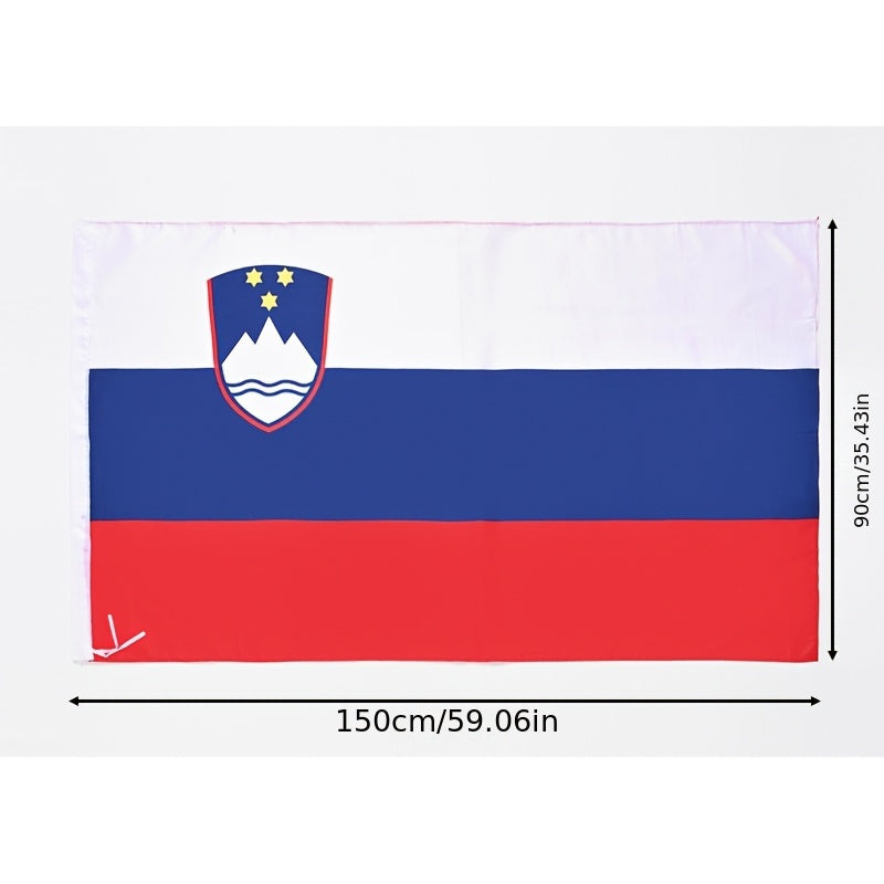Slovenia Flag Large Banner, 90x150cm, Polyester