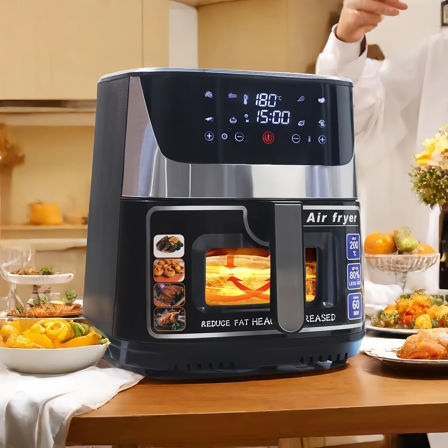 Smart Touch Screen Air Fryer