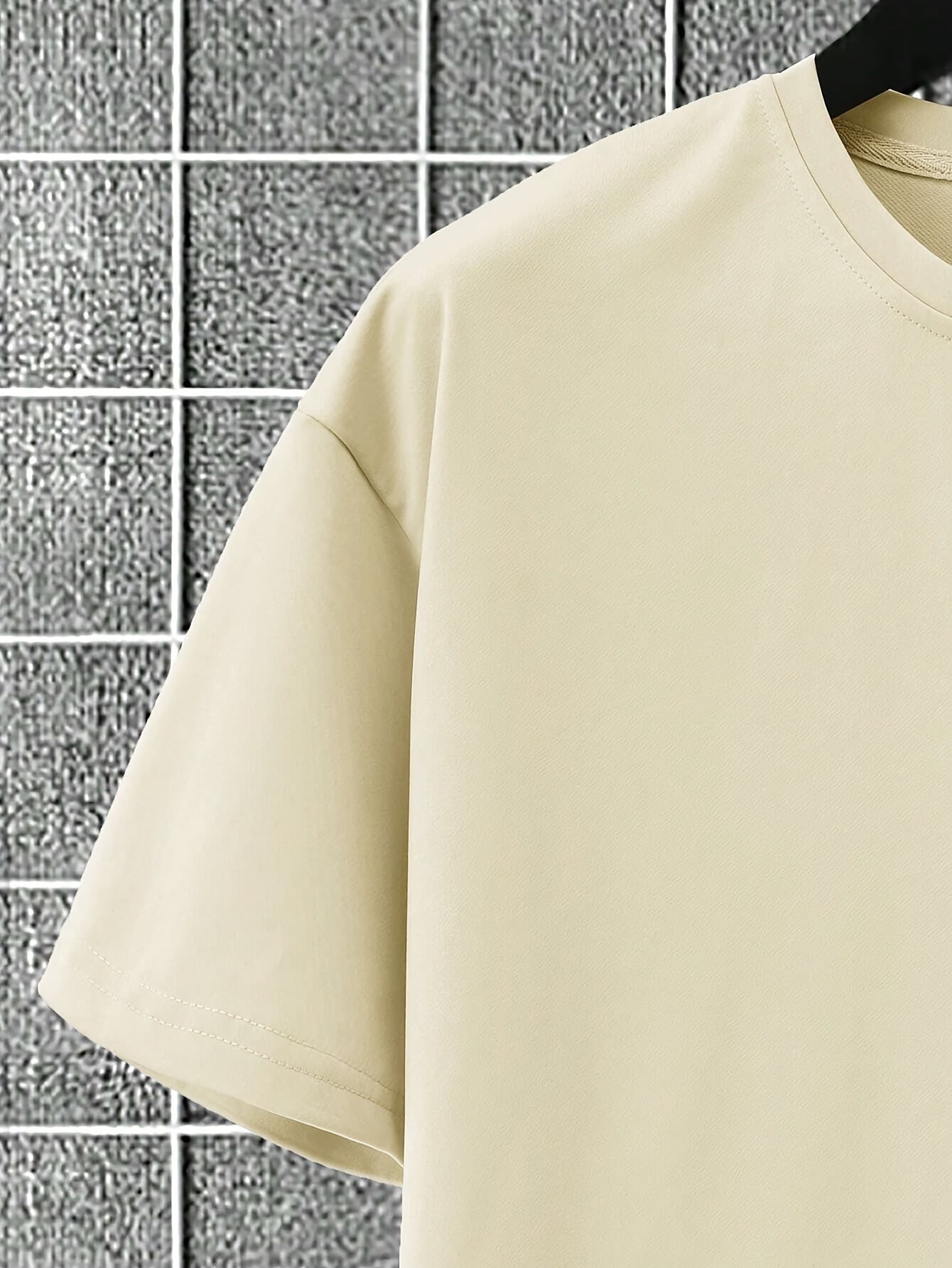 Men's Beige Casual Sportswear Set