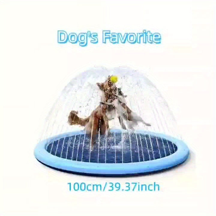 Pet water spray mat, pet beach toy, yard toy