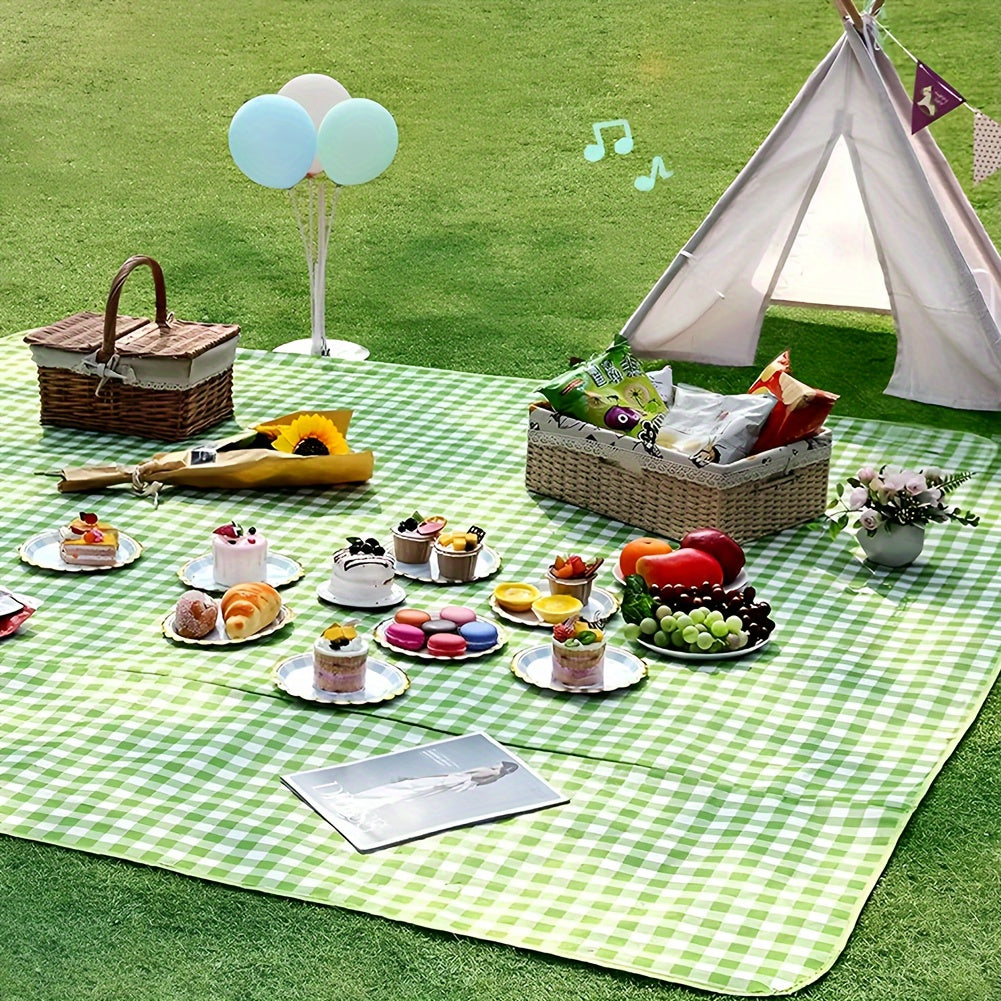 Outdoor Picnic Mat Camping Blanket 198.12cm x 149.86cm, 198.12cm x 198.12cm, 149.86cm x 99.06cm