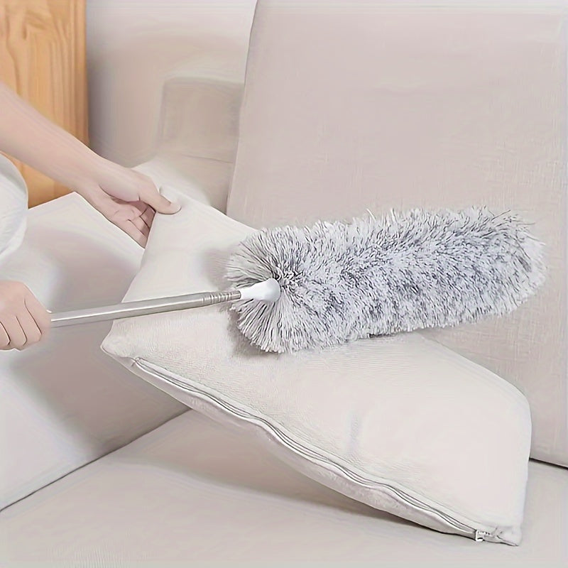 Set 4-în-1 Cuștor de Praf din Microfibră Ultra-Fină cu Tijă Extensibilă