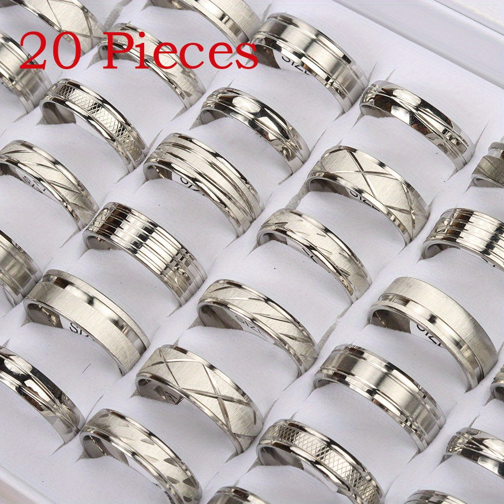 New Waterproof And Sweat-proof High-quality Two-color Stainless Steel Ring