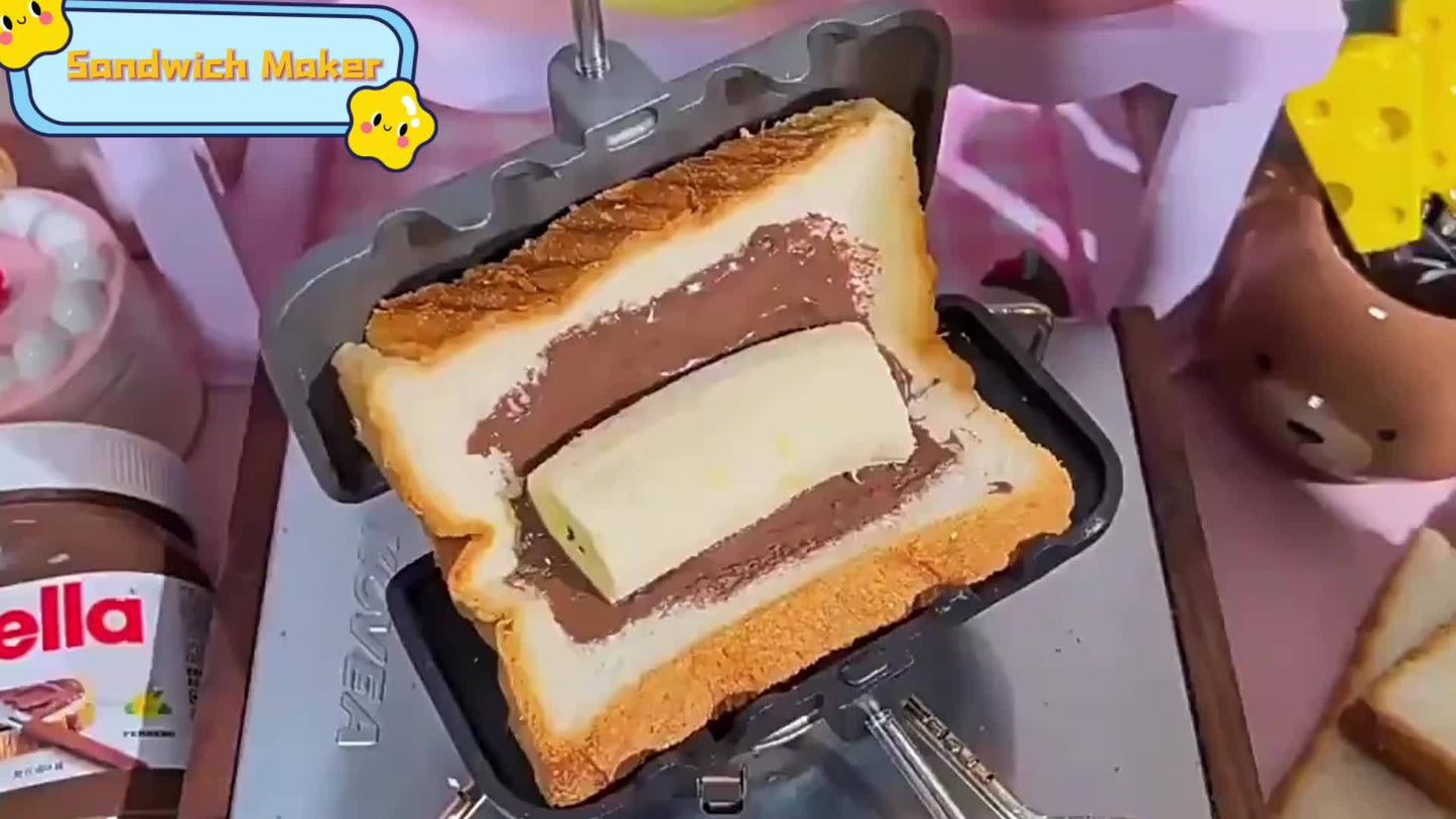 1pc Double Sided Non-Stick Sandwich Maker