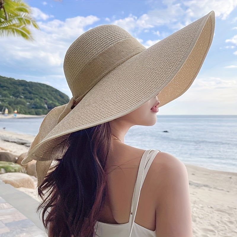 Summer Beach & Travel Cap with Adjustable Drawstring