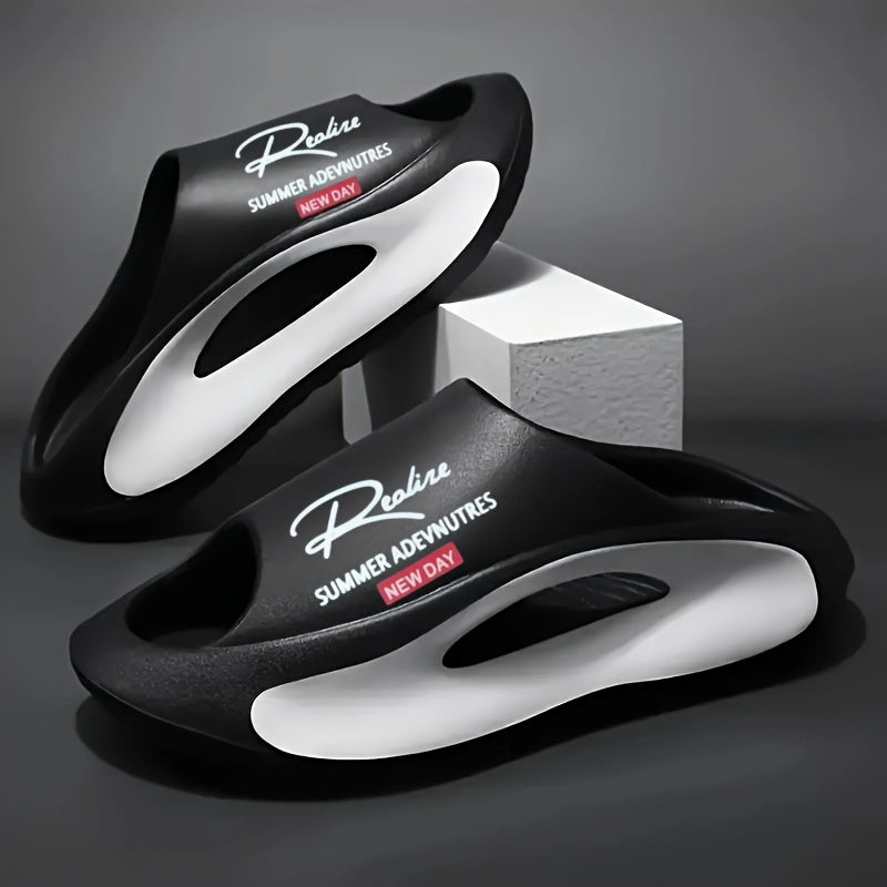 Men's EVA Slides - Non-Slip Open-Toe Sandals with Arch Support