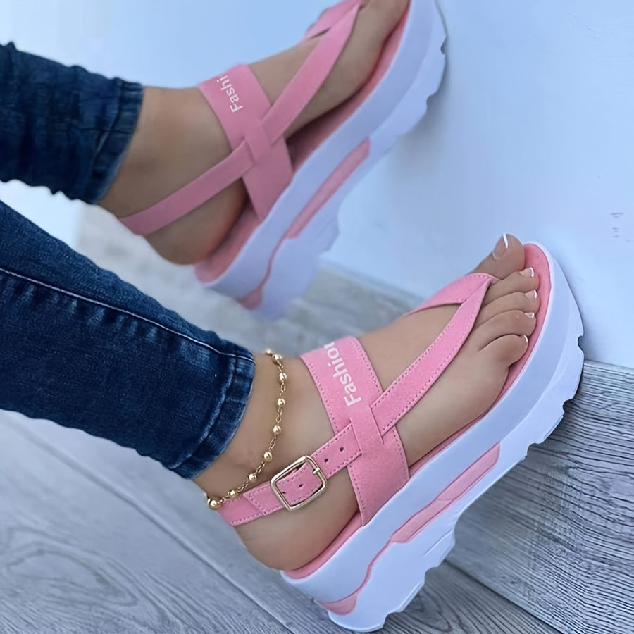 Women’s Summer Flat Sandals - Open Toe, Non-Slip Sole