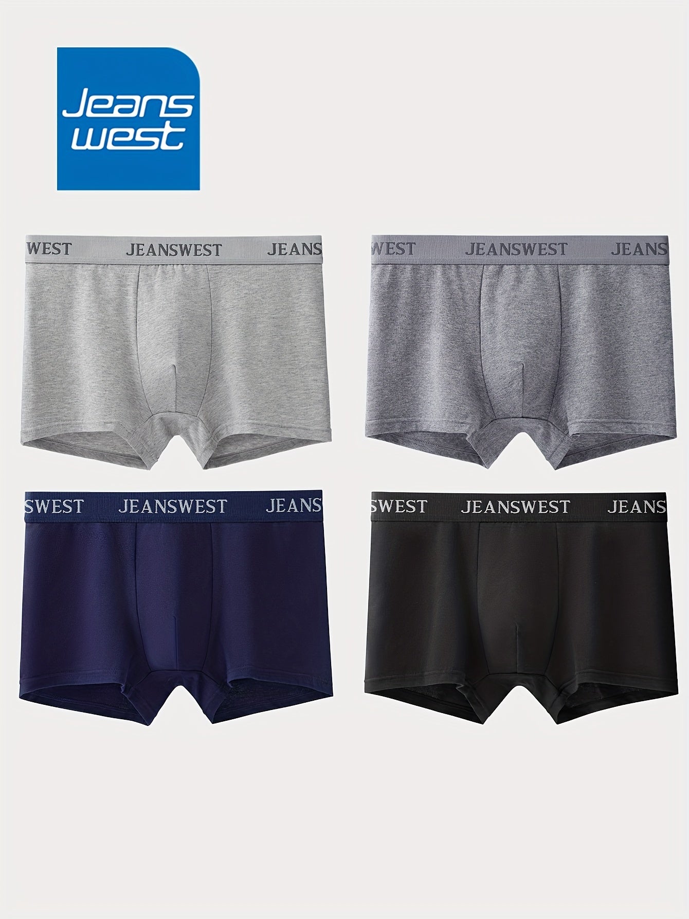 4-Pack Men'S Cotton Boxer Briefs