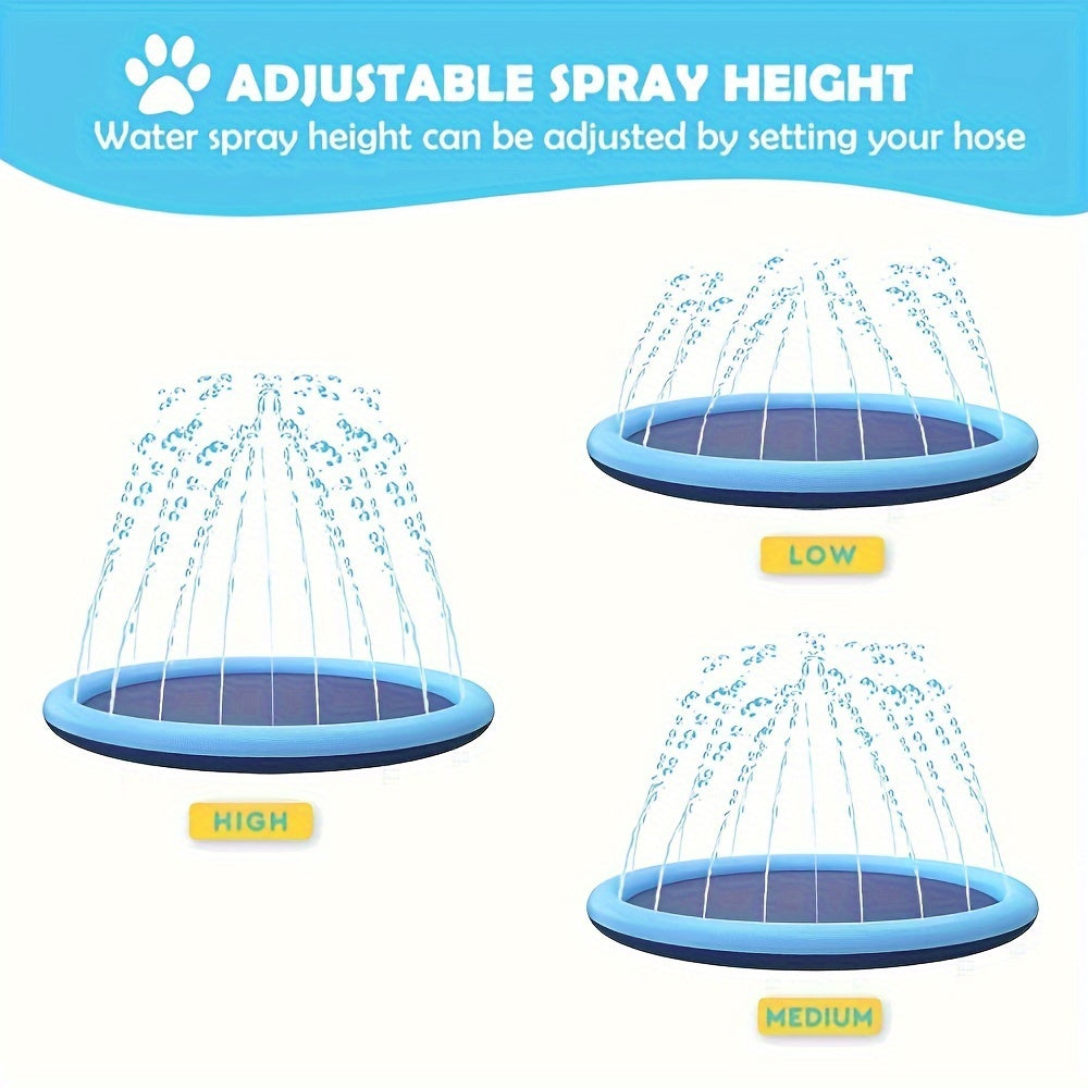 Pet water spray mat, pet beach toy, yard toy
