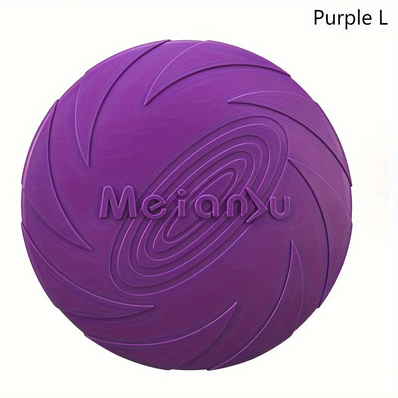 Plain Color Pet Training Flying Disc, Chew Durable Toy For Dog Interactive Supply