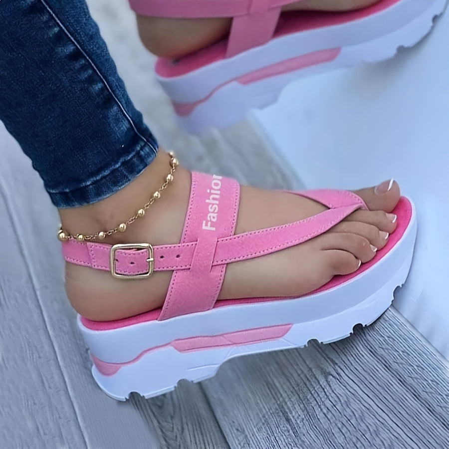 Women’s Summer Flat Sandals - Open Toe, Non-Slip Sole