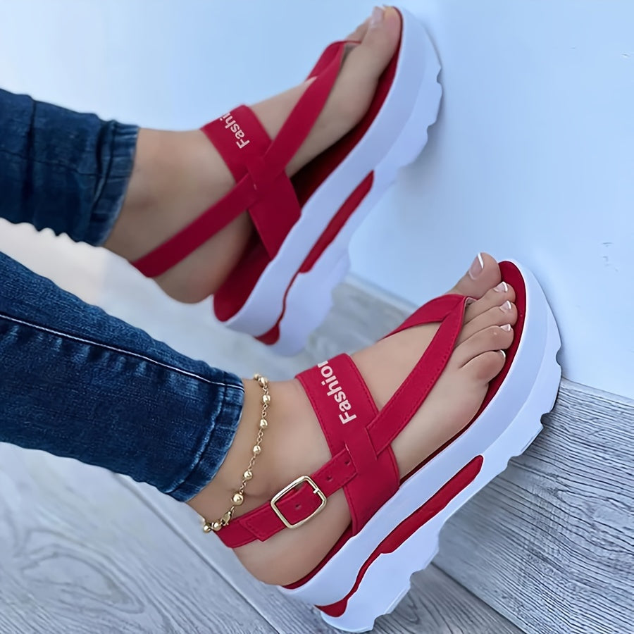 Women’s Summer Flat Sandals - Open Toe, Non-Slip Sole