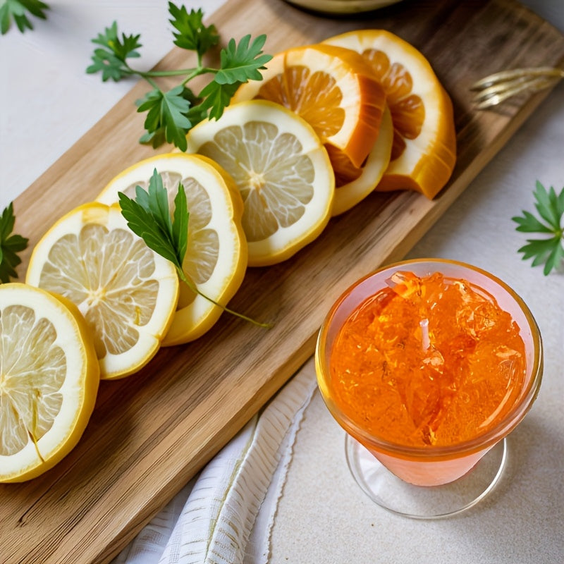 1pc Orange Scented Wax Candle, Long-Lasting Burn for Relaxation
