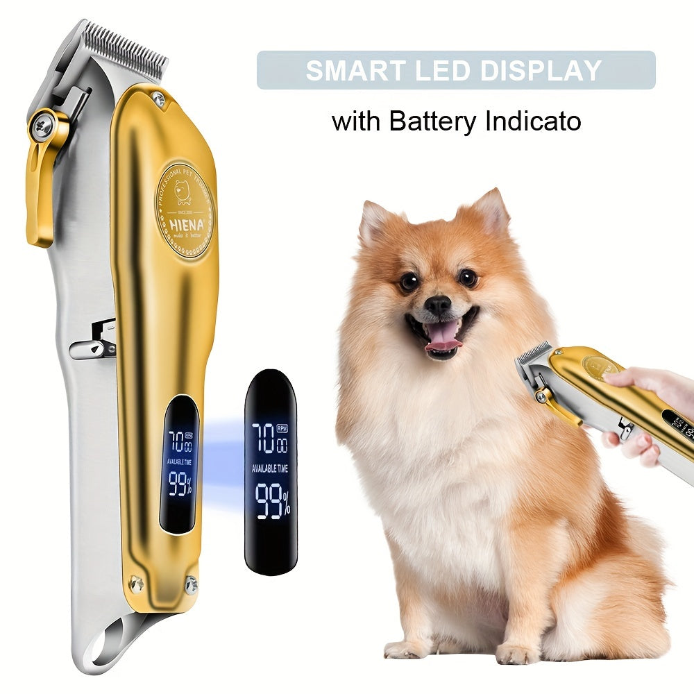 Rechargeable Low-Noise Cordless Dog Clippers for Grooming