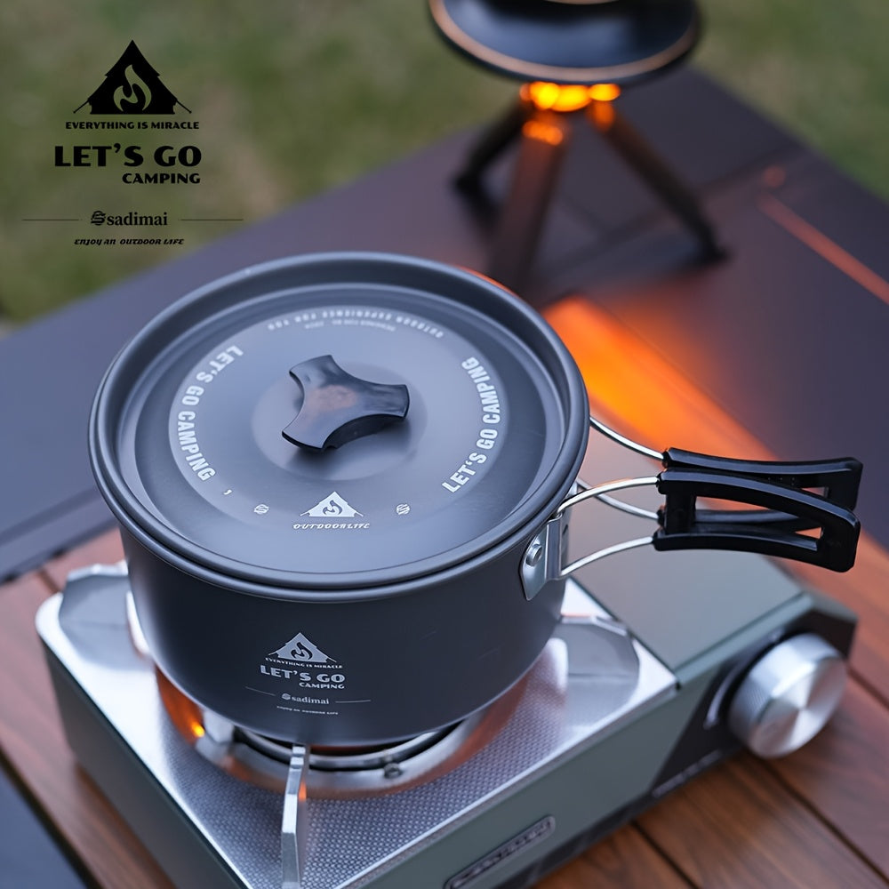Set Camping Cookware din Aluminiu
