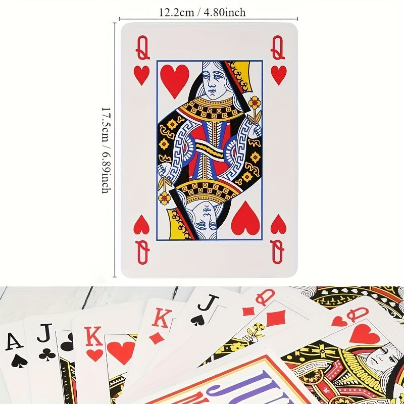 Giant Playing Cards, 4 Times Larger Than Normal